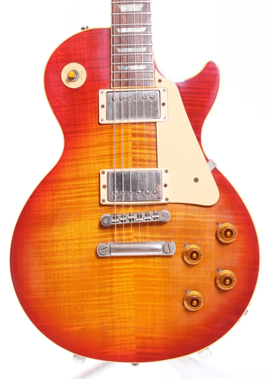 1991 Gibson Les Paul Flametop Reissue Yamano heritage cherry sunburst - Image 2