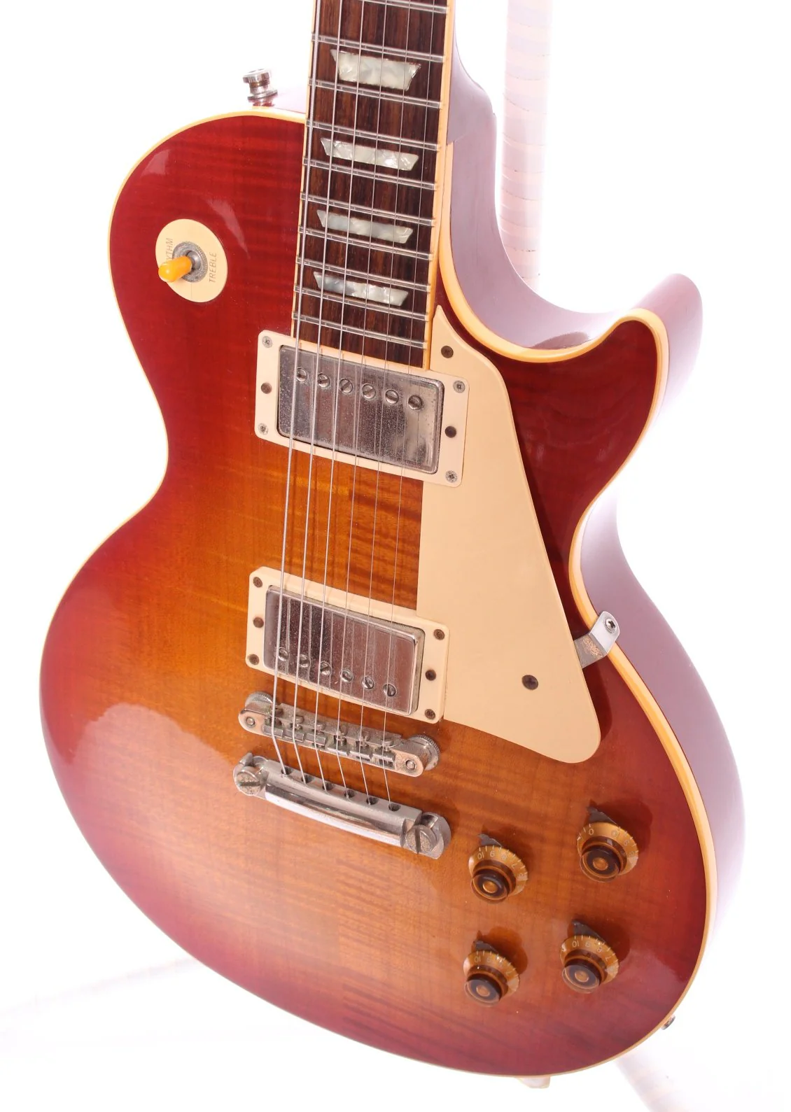 1991 Gibson Les Paul Flametop Reissue Yamano heritage cherry sunburst - Image 3