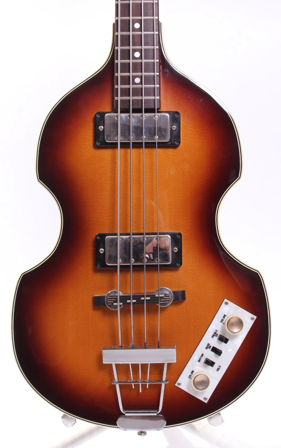 1991 Greco Hofner Violin Bass sunburst - Image 5