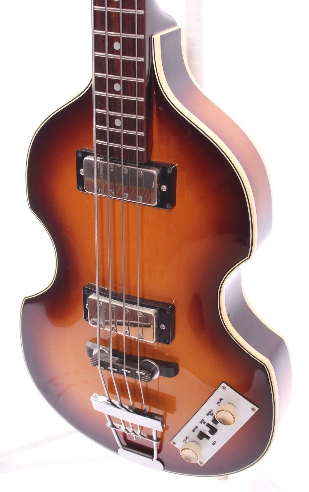1991 Greco Hofner Violin Bass sunburst - Image 6