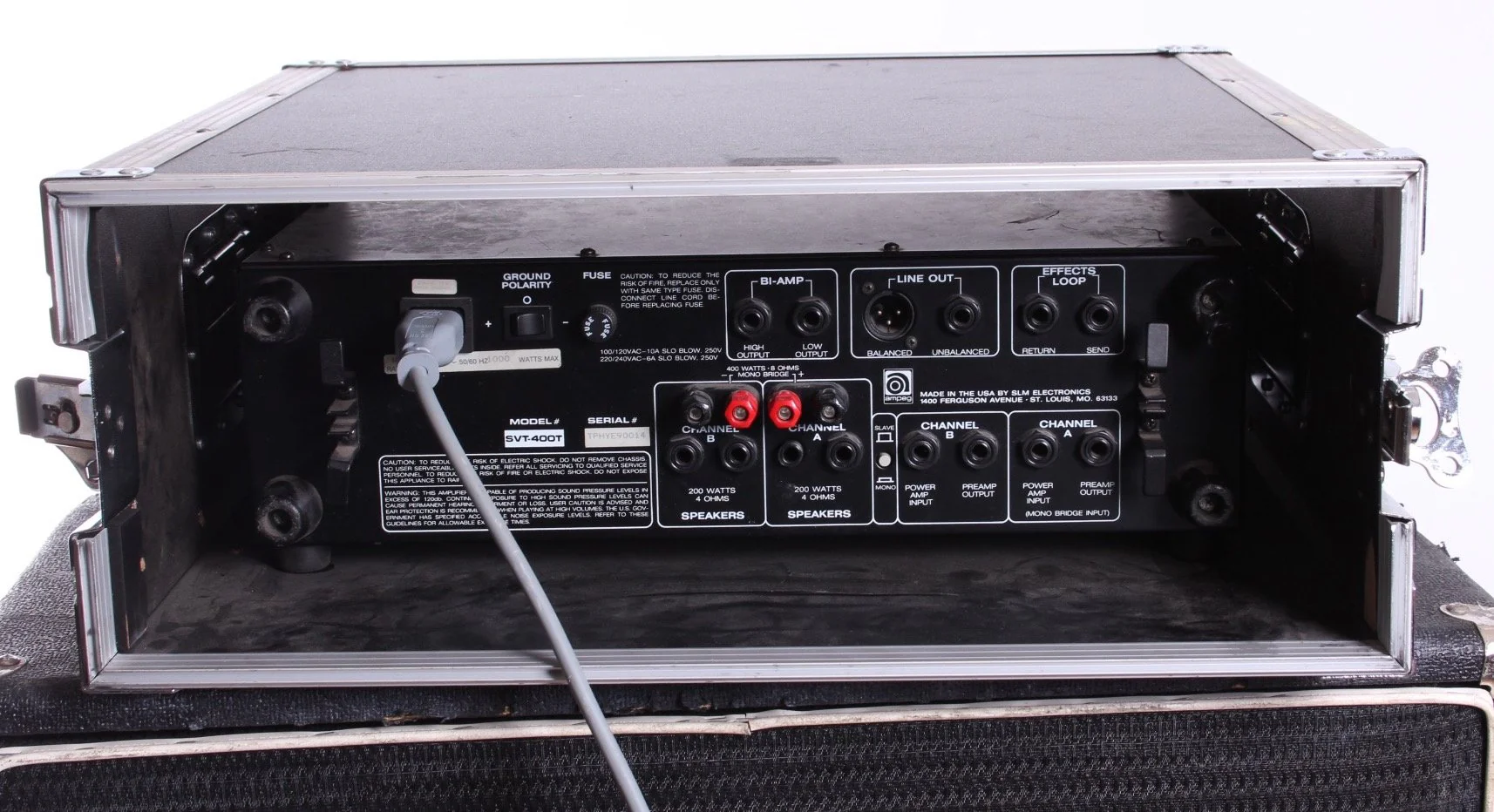 1992 Ampeg SVT-400T with SVT-1540HE Cabinet - Image 3