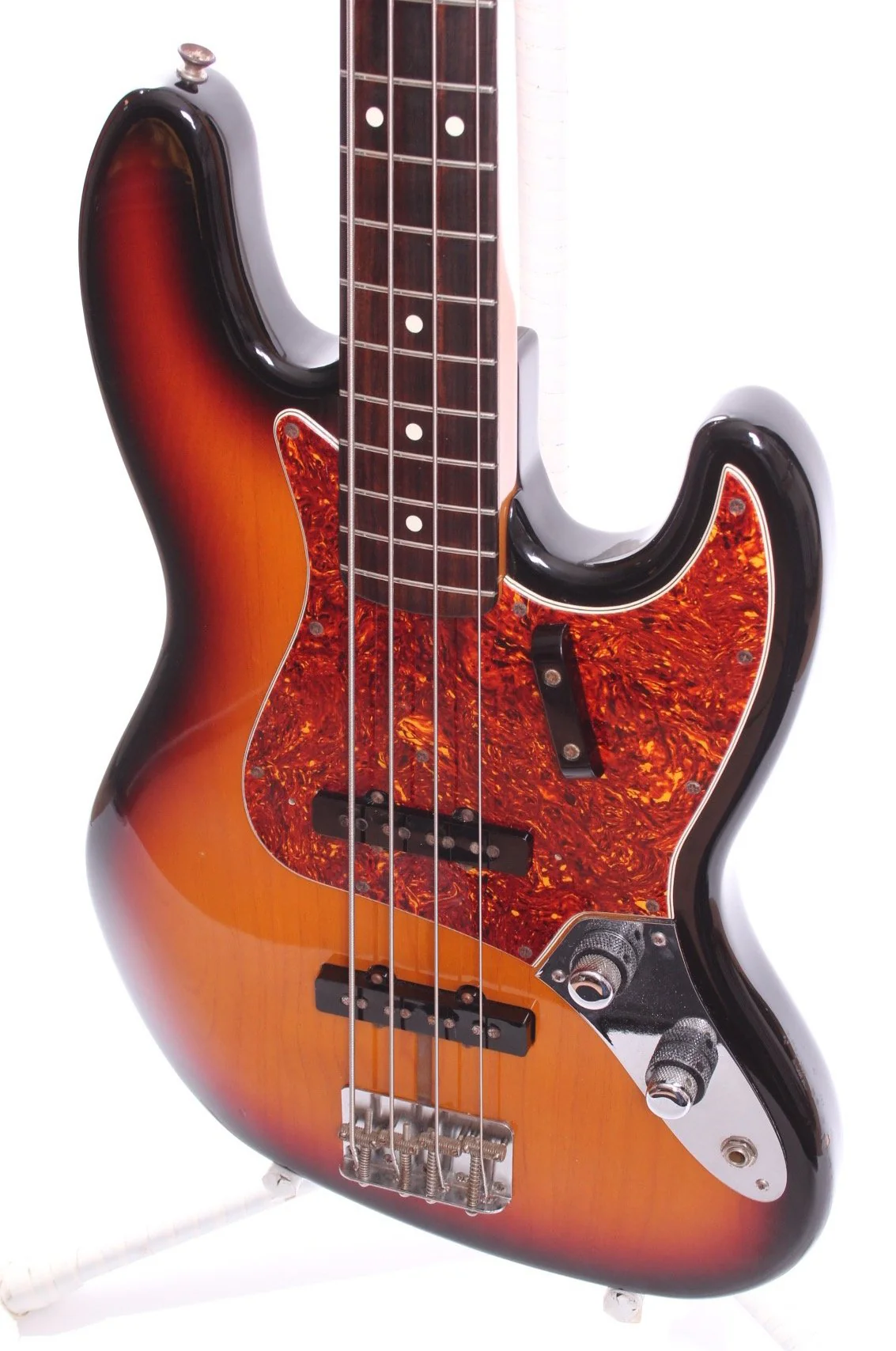 1992 Fender American Vintage '62 Reissue Jazz Bass sunburst - Image 3