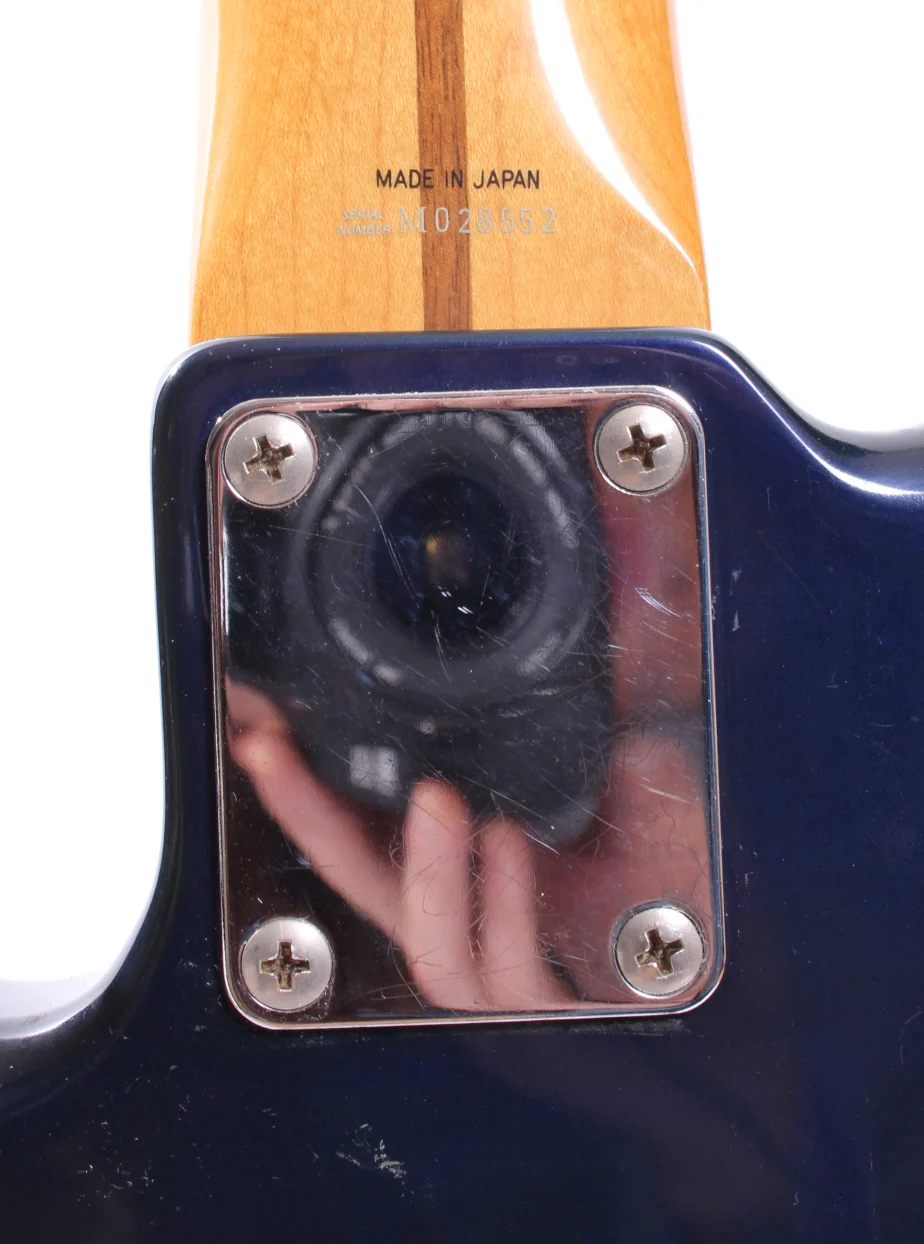 1992 Fender Precision Bass 57 Reissue jupiter blue metallic - Image 9