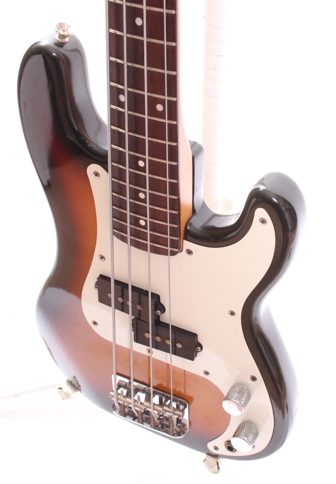 1992 Fender Precision Bass Mini MPB-33 sunburst - Image 3