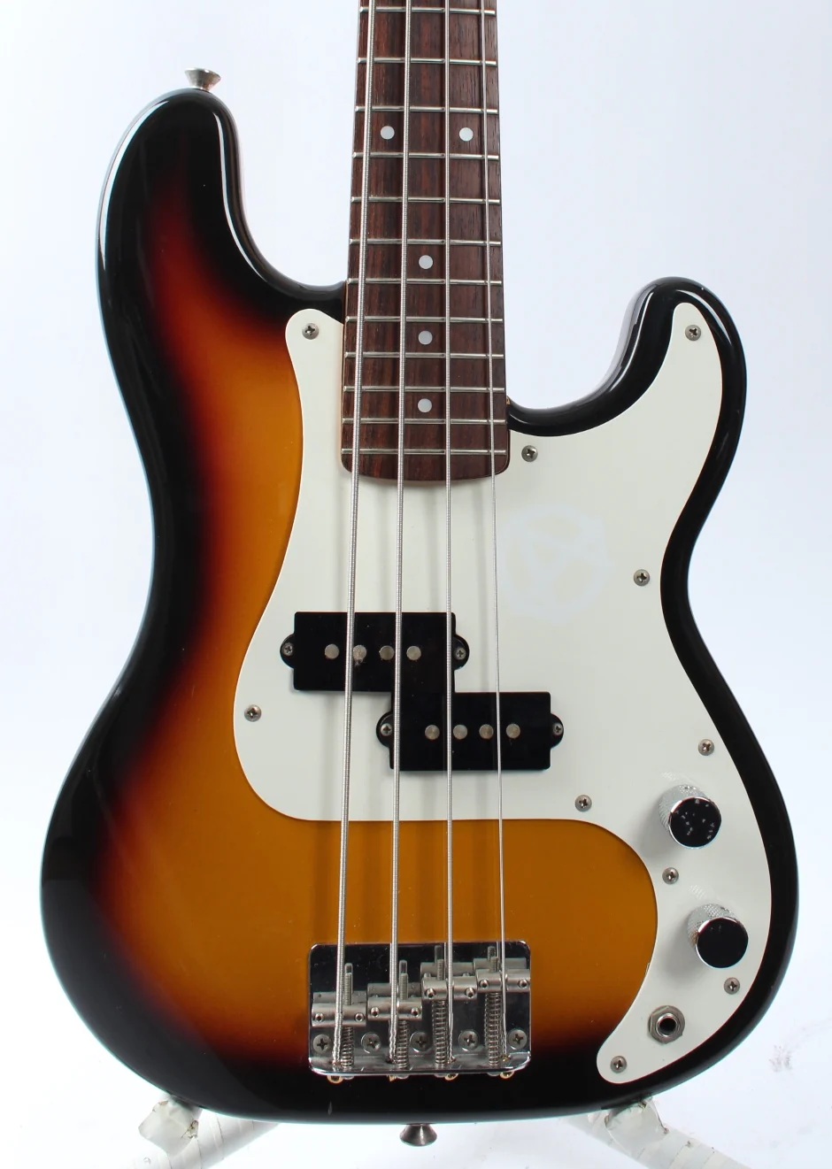 1992 Fender Precision Bass Mini MPB-33 sunburst - Image 2