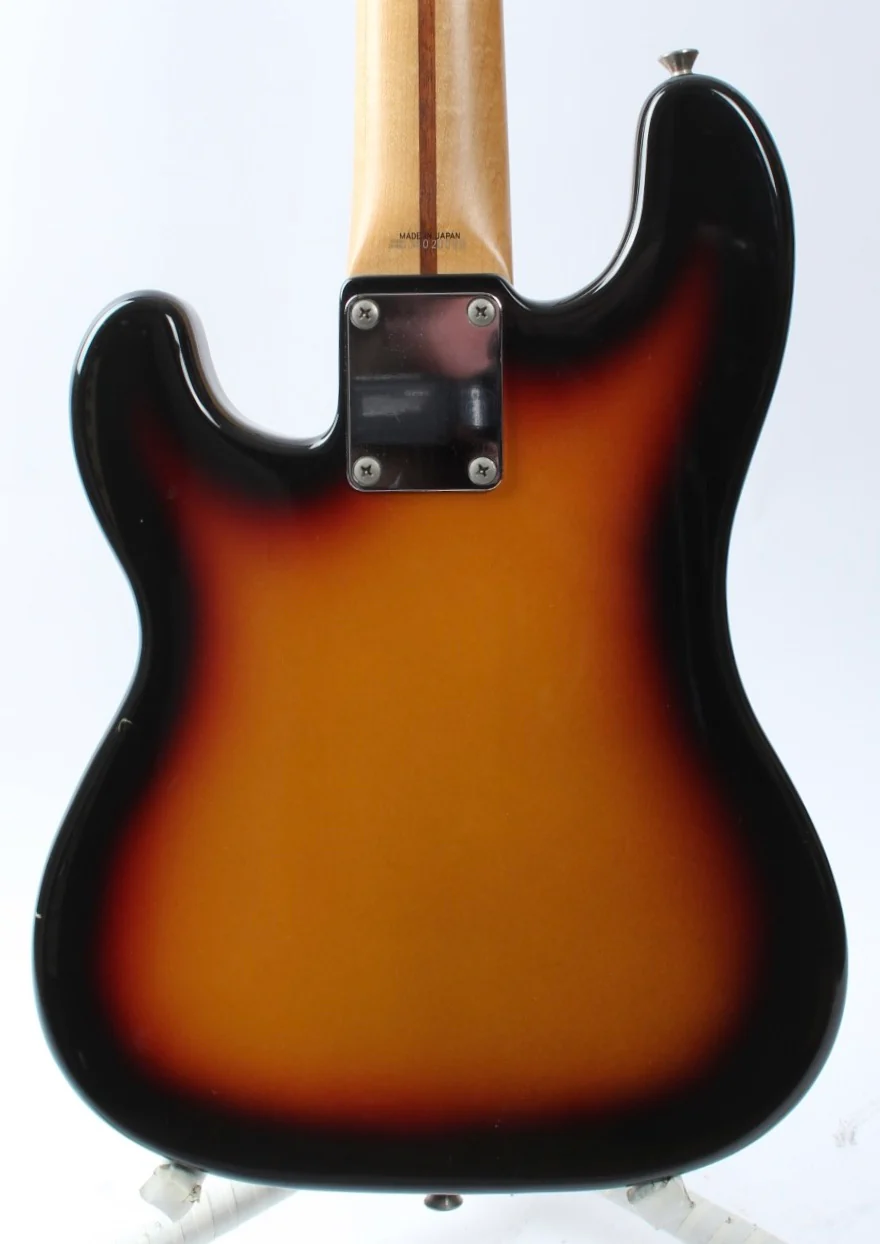 1992 Fender Precision Bass Mini MPB-33 sunburst - Image 7