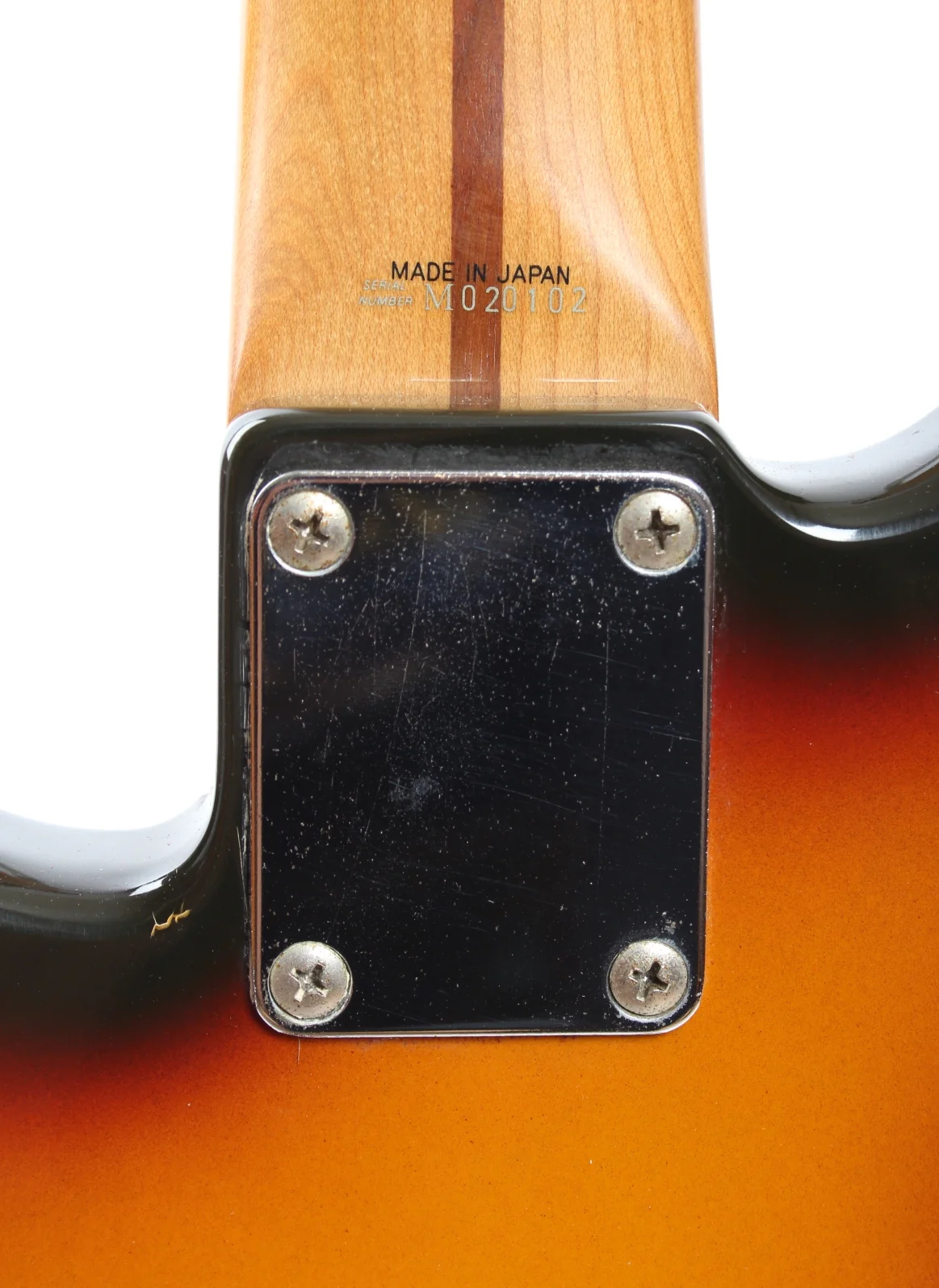 1992 Fender Precision Bass Mini MPB-33 sunburst - Image 11