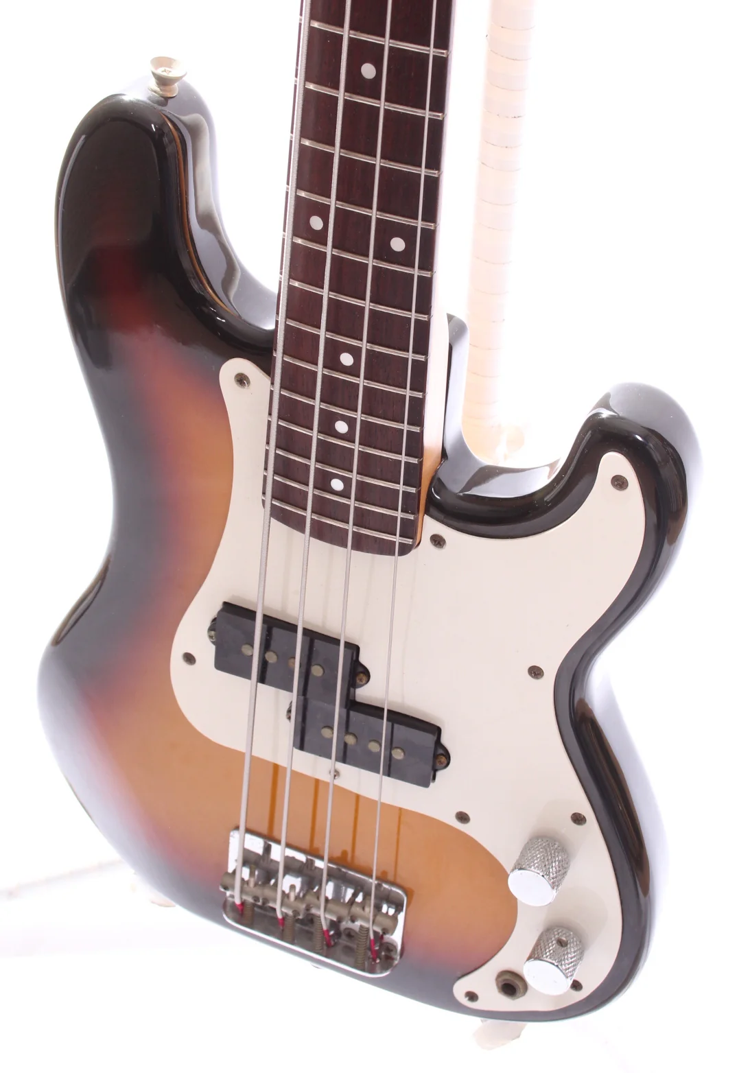 1992 Fender Precision Bass Mini MPB-33 sunburst - Image 3