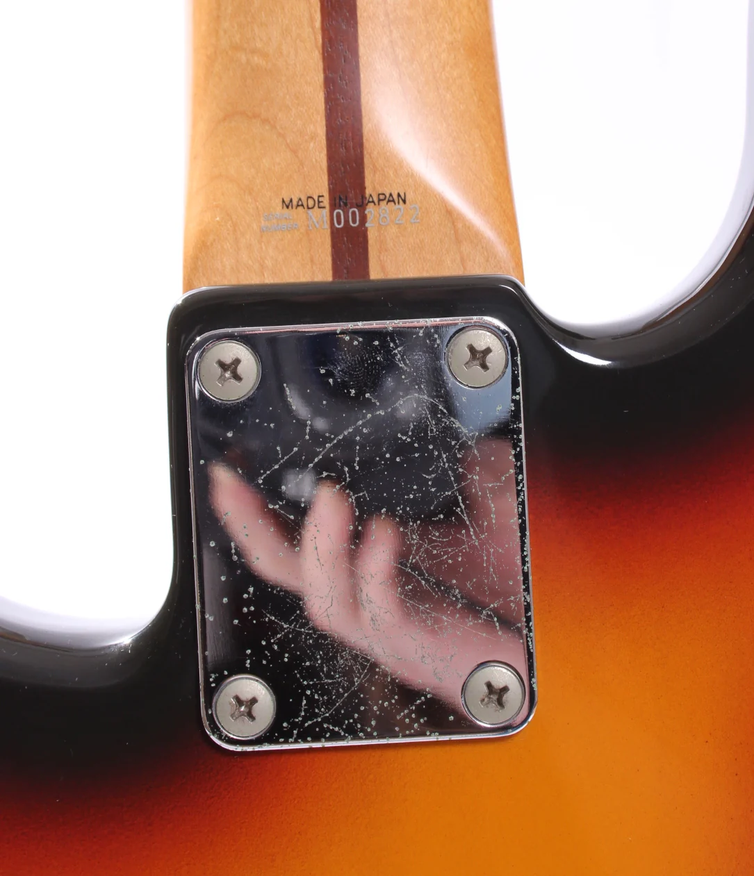 1992 Fender Precision Bass Mini MPB-33 sunburst - Image 9