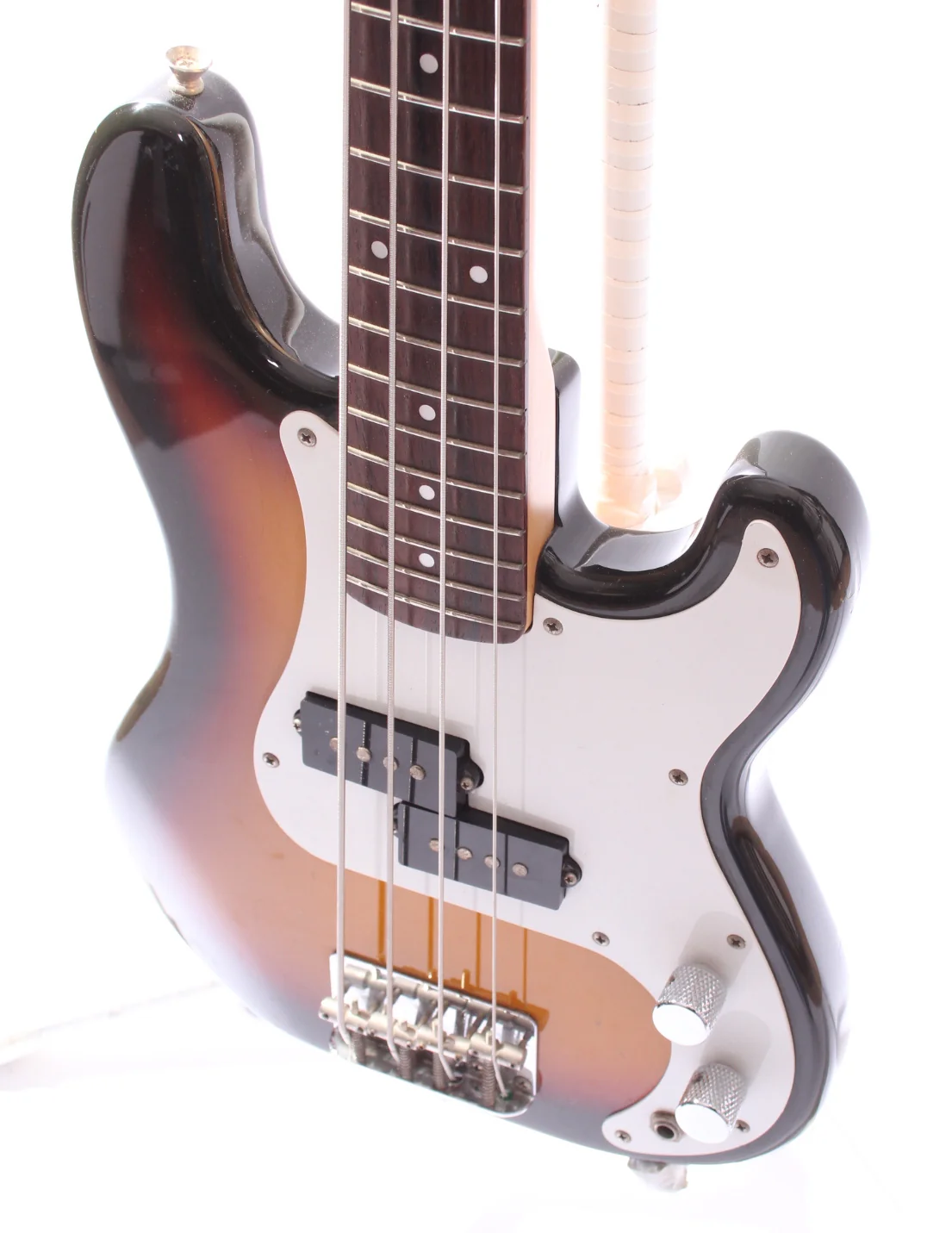 1992 Fender Precision Bass Mini MPB-33 sunburst - Image 3