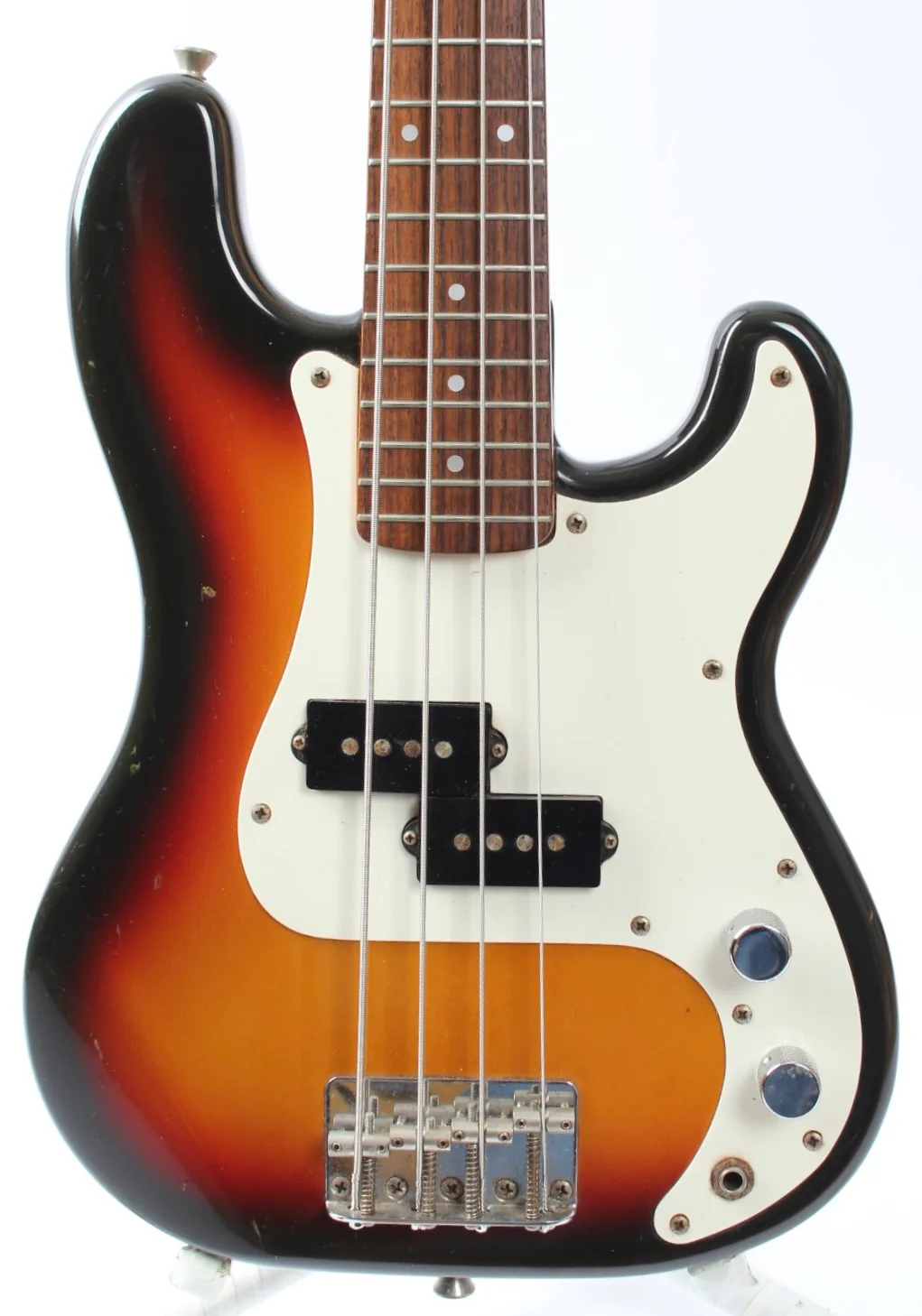1992 Fender Precision Bass Mini MPB-33 sunburst - Image 2