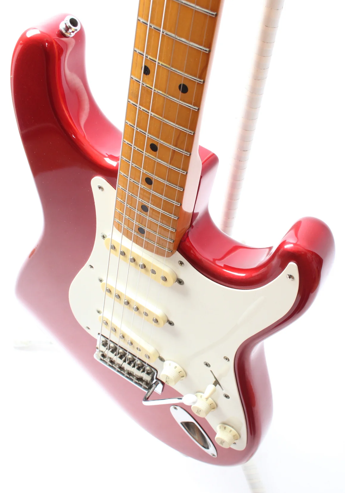 1992 Fender Stratocaster 57 Reissue candy apple red - Image 3