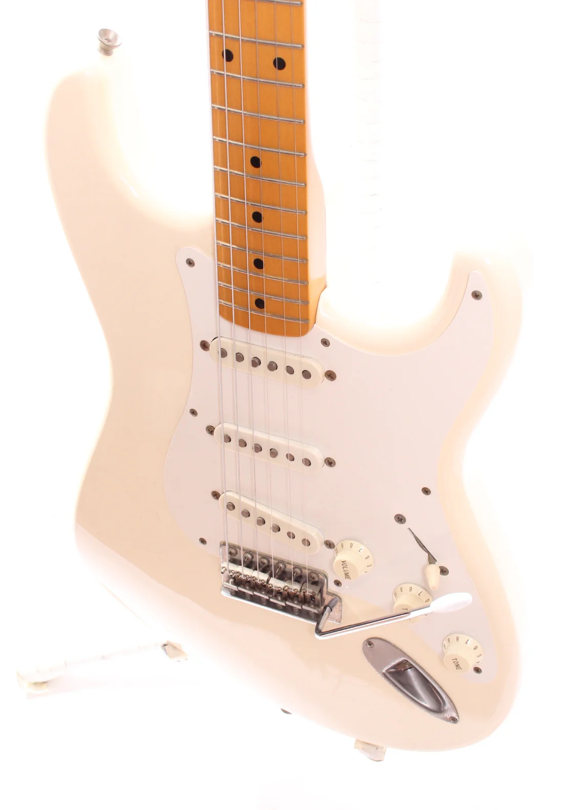 1992 Fender Stratocaster 57 Ressue vintage white - Image 3