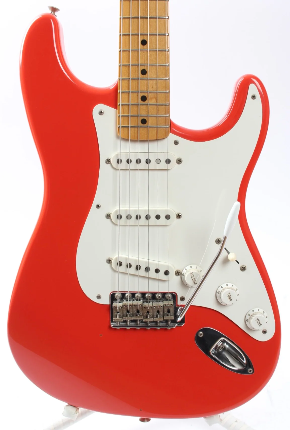 1992 Fender Stratocaster American Vintage '57 Reisse fiesta red - Image 2