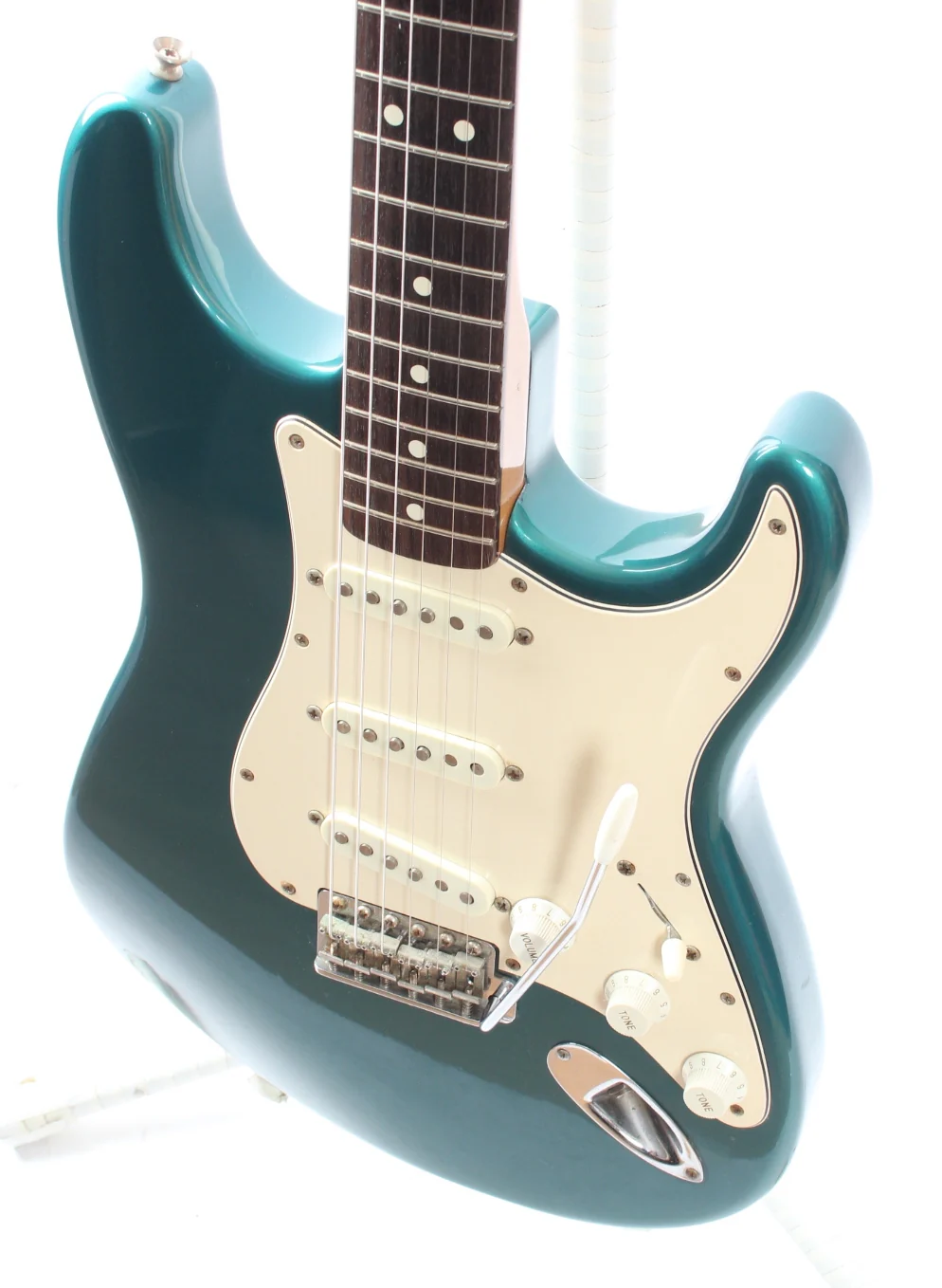 1992 Fender Stratocaster American Vintage 62 Reissue ocean turquoise metallic - Image 3