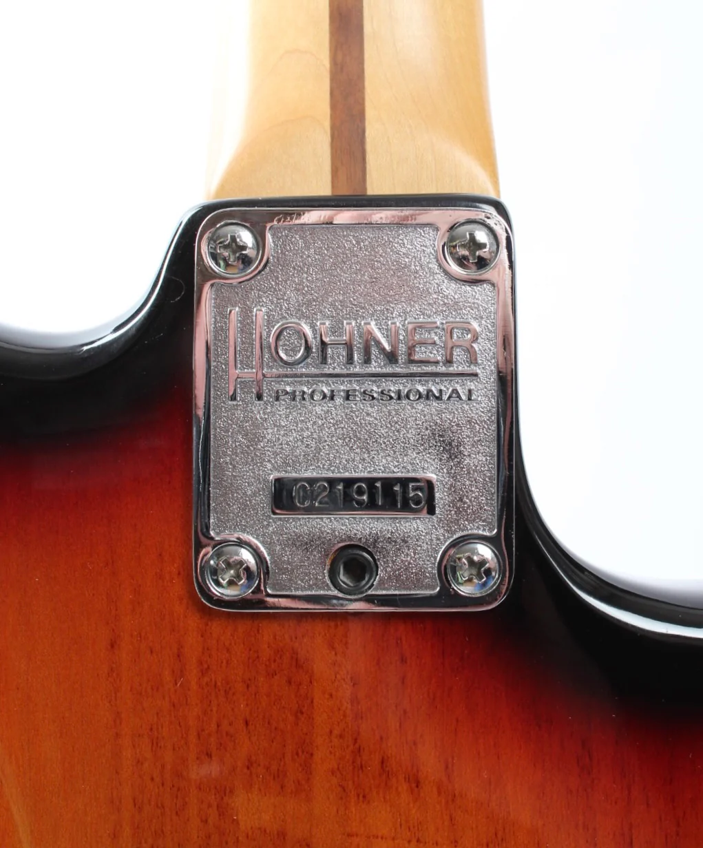 1992 Hohner Professional ST59 Lefty Hendrix sunburst - Image 11