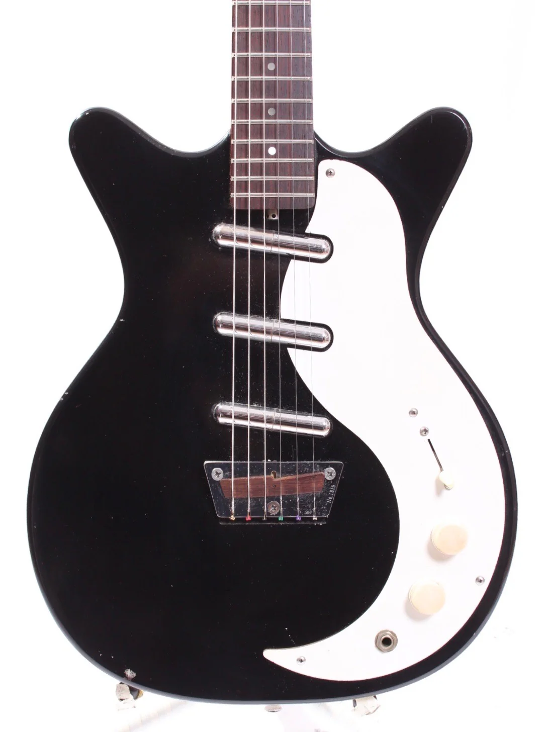 1992 Jerry Jones Shorthorn 3021 Triple Pickups black - Image 2