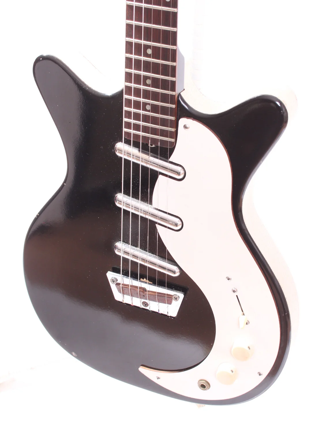 1992 Jerry Jones Shorthorn 3021 Triple Pickups black - Image 3