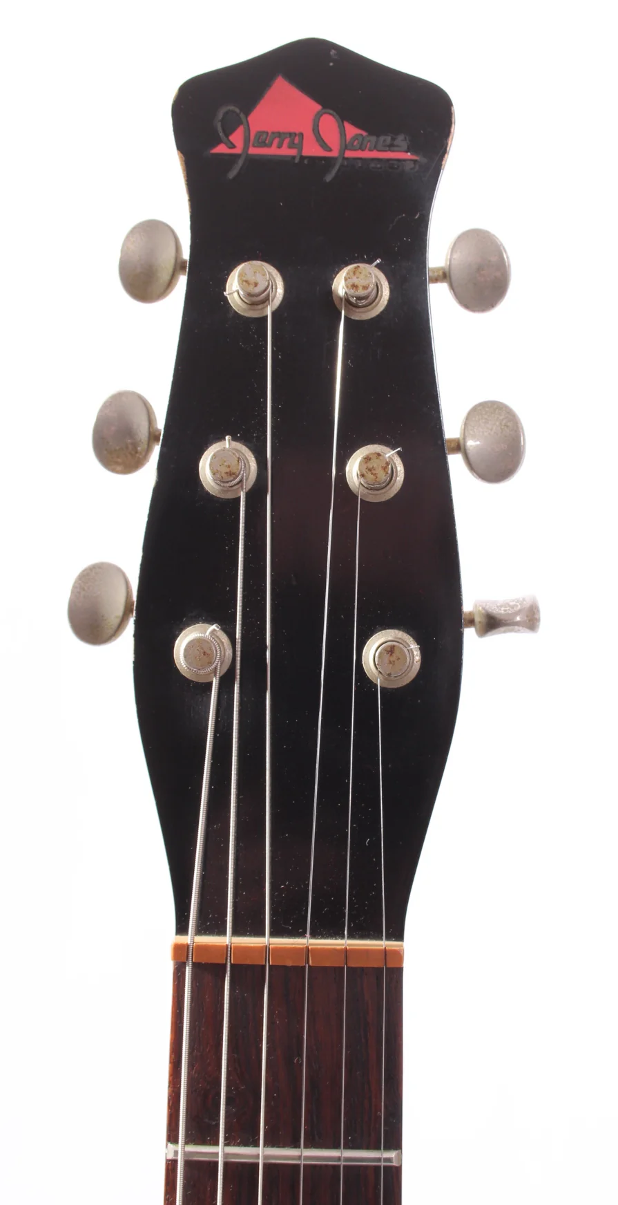 1992 Jerry Jones Shorthorn 3021 Triple Pickups black - Image 5