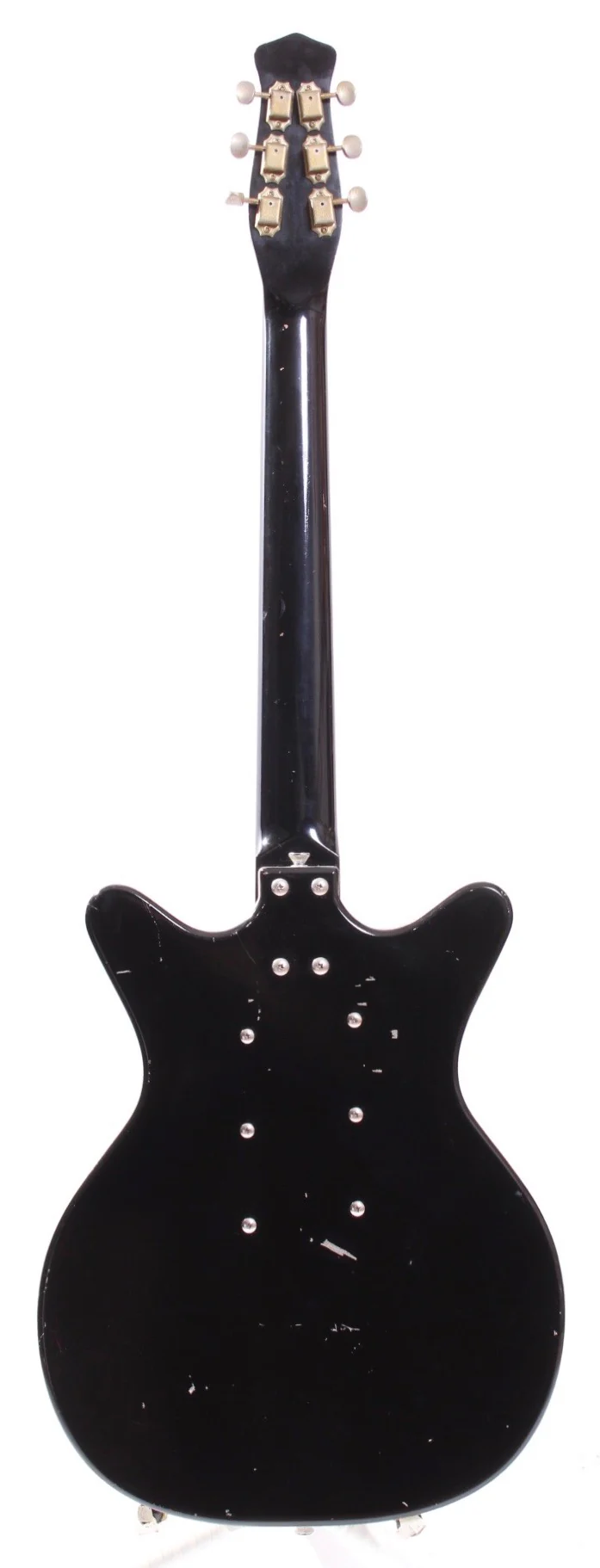 1992 Jerry Jones Shorthorn 3021 Triple Pickups black - Image 6