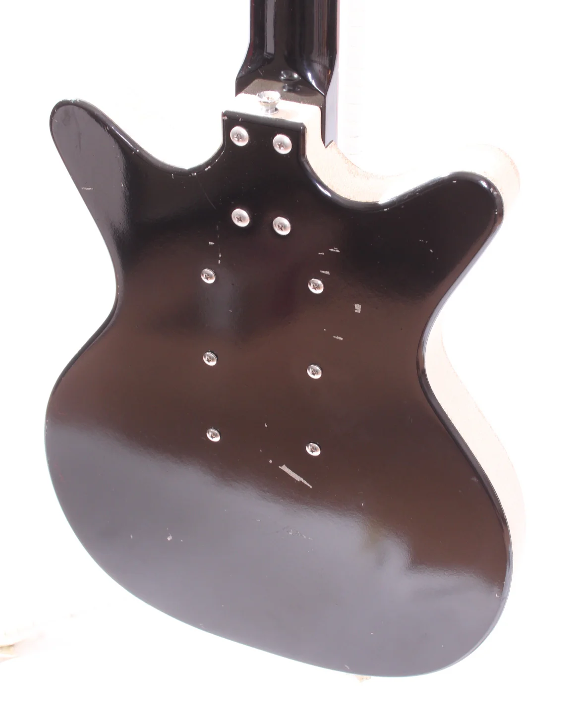 1992 Jerry Jones Shorthorn 3021 Triple Pickups black - Image 8