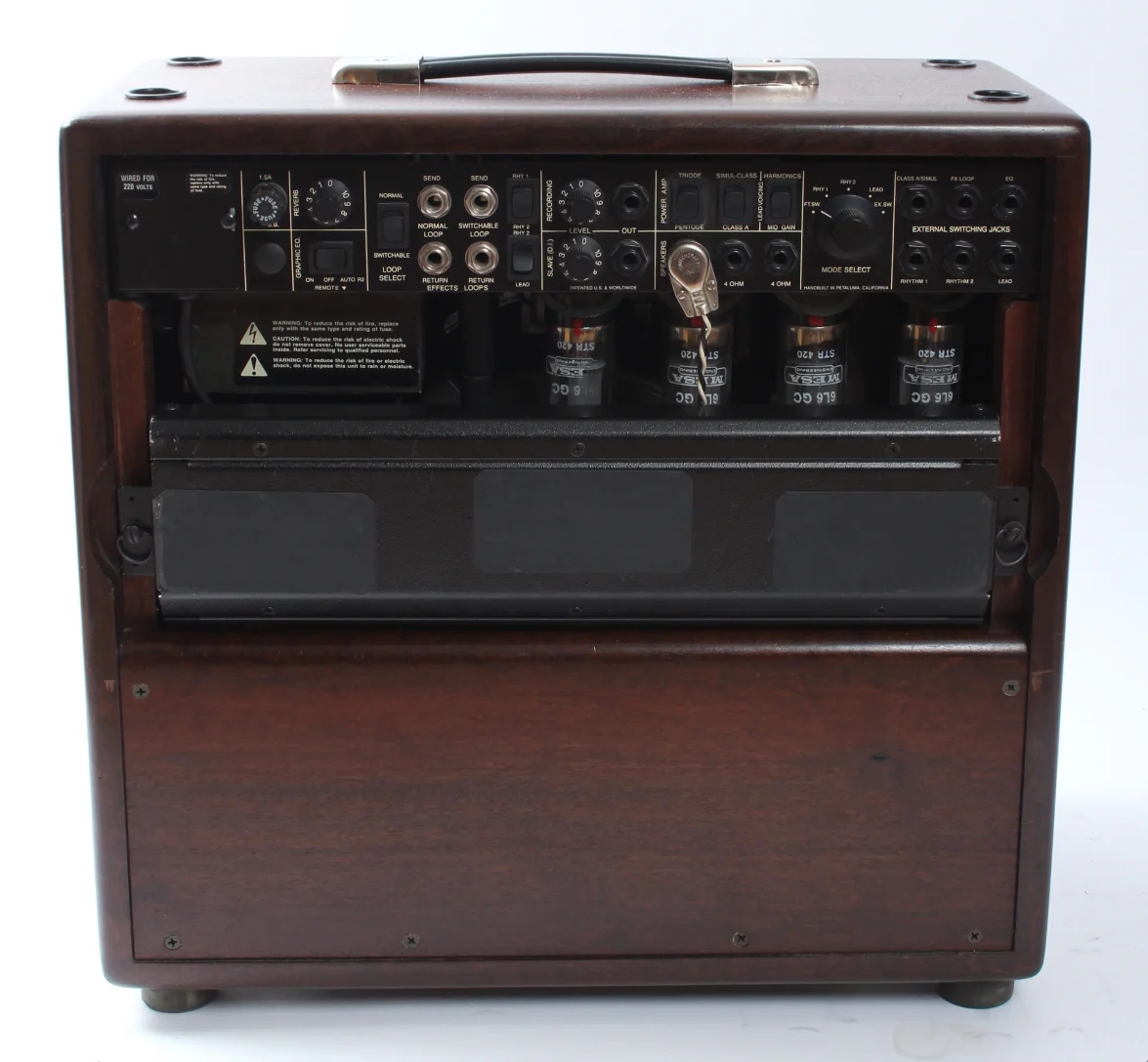 1992 Mesa Boogie Mark IV dark wood wicker - Image 3