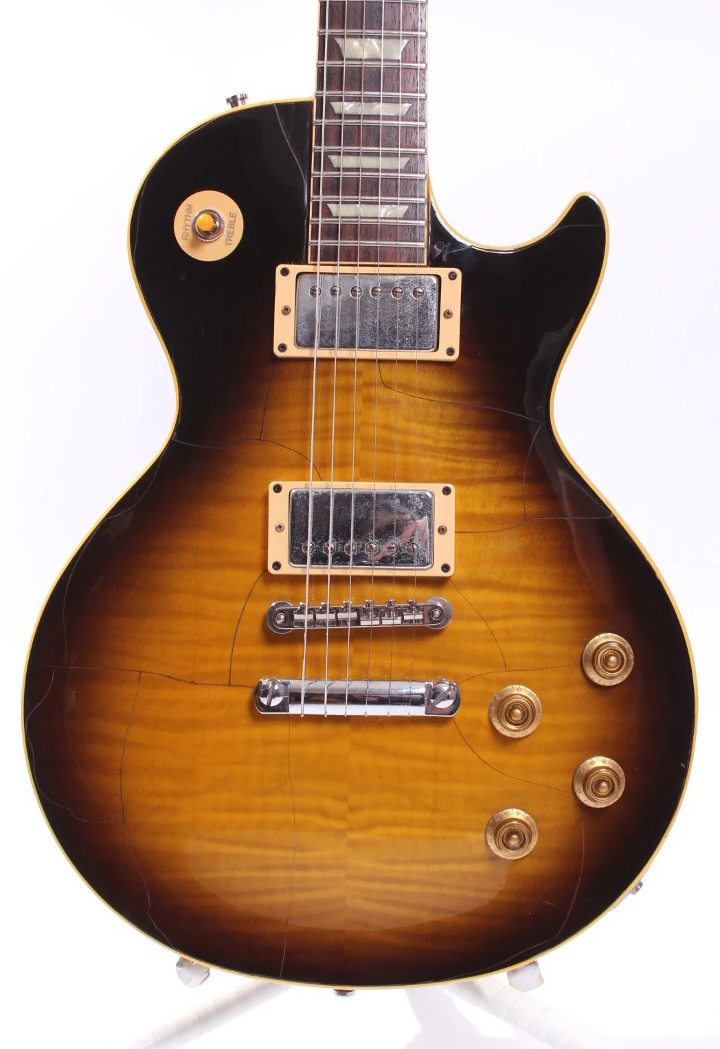 1992 Orville Les Paul Standard flametop tobacco sunburst - Image 2