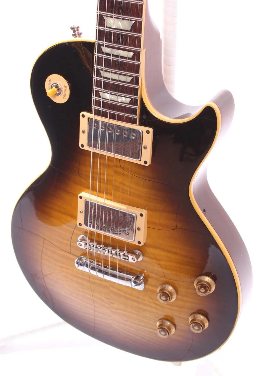 1992 Orville Les Paul Standard flametop tobacco sunburst - Image 3