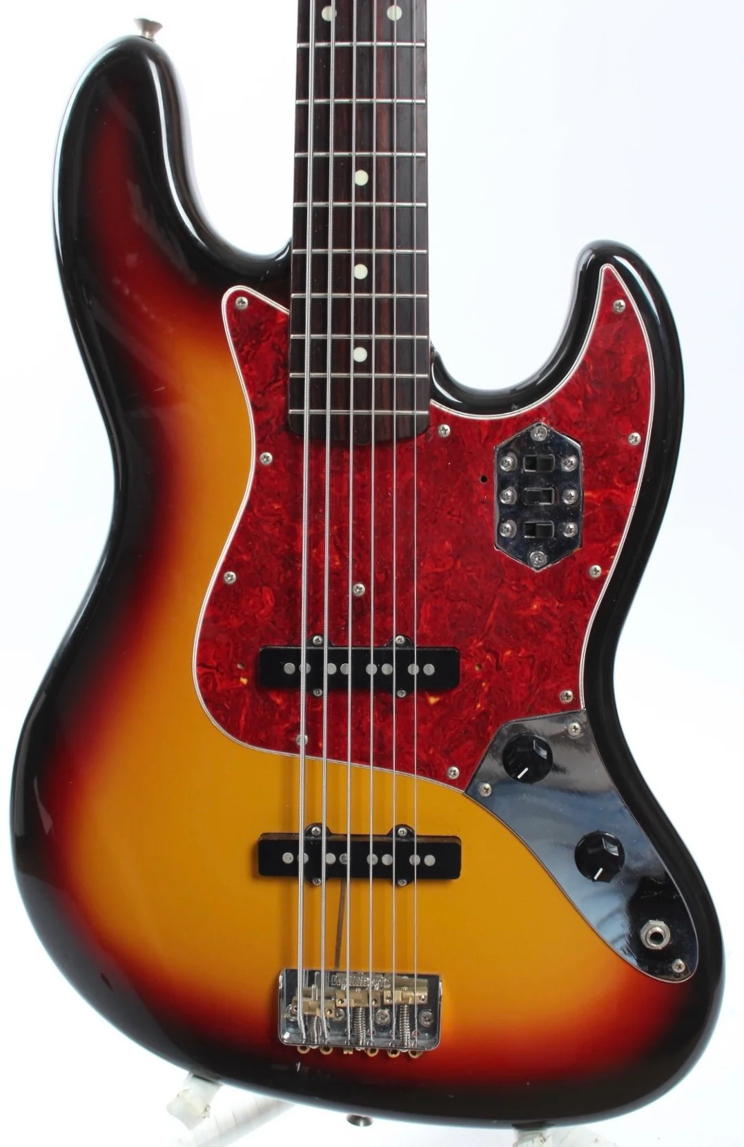 1992 Squier Precision Jazz Bass VI sunburst - Image 2