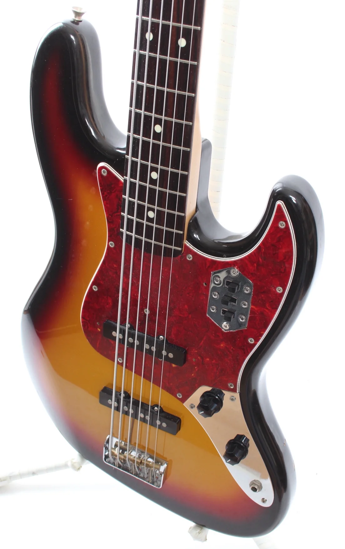 1992 Squier Precision Jazz Bass VI sunburst - Image 3