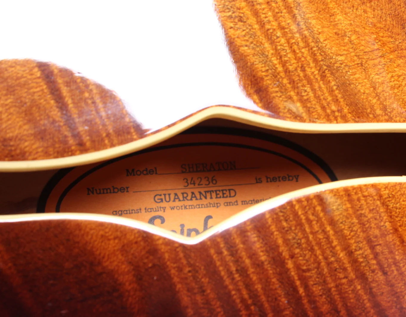 1993 Epiphone Sheraton vintage sunburst - Image 11