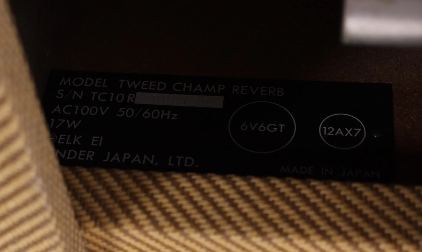 1993 Fender Champ Reverb tweed - Image 9