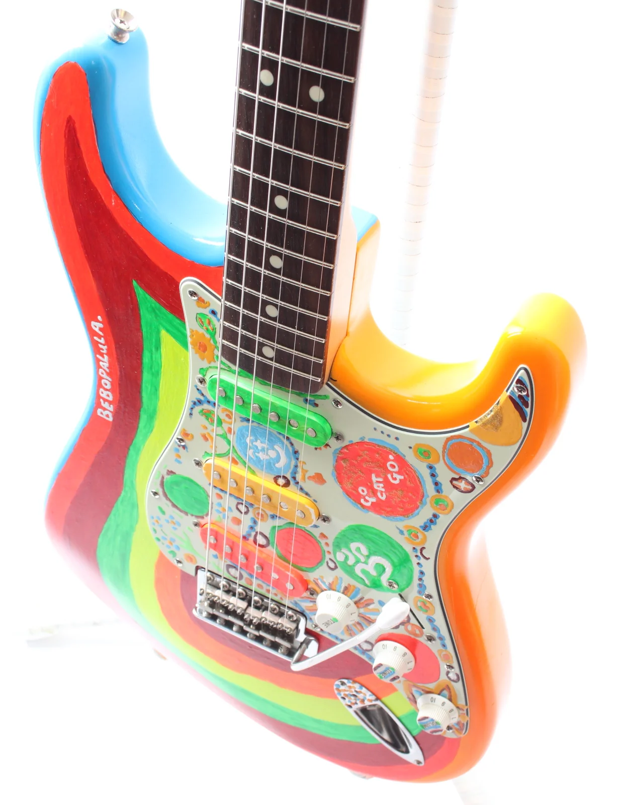 1993 Fender George Harrison Rocky Stratocaster sonic blue - Image 3