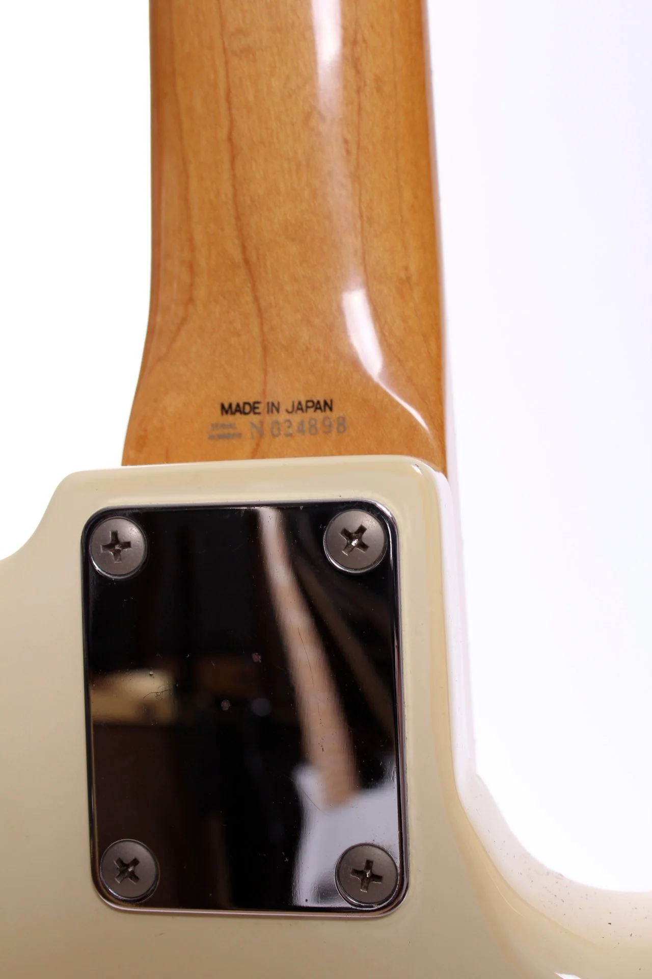1993 Fender Japan Jazz Bass '62 Reissue olympic white LEFTY - Image 3