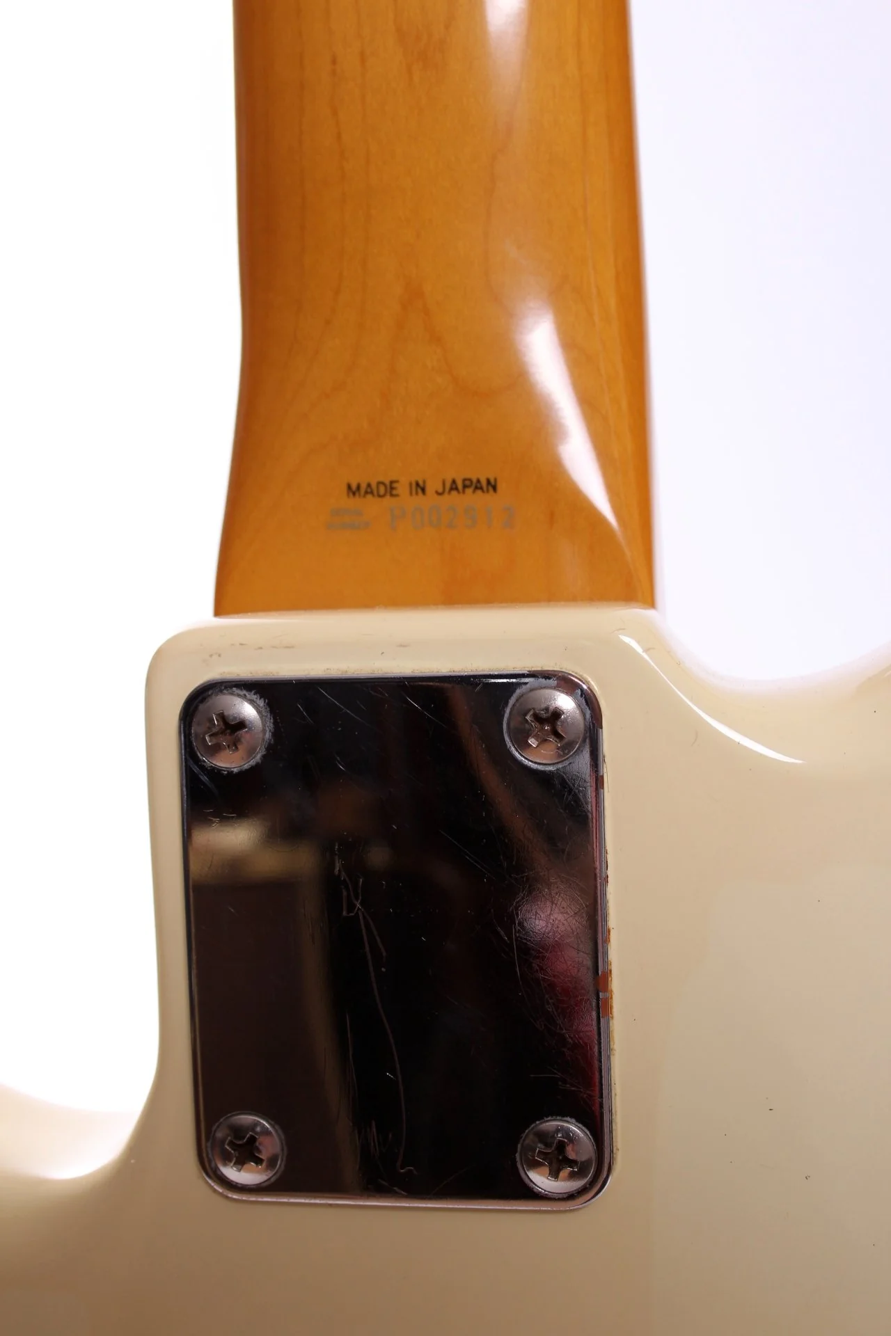 1993 Fender Japan Precision Bass '62 Reissue olympic white - Image 10