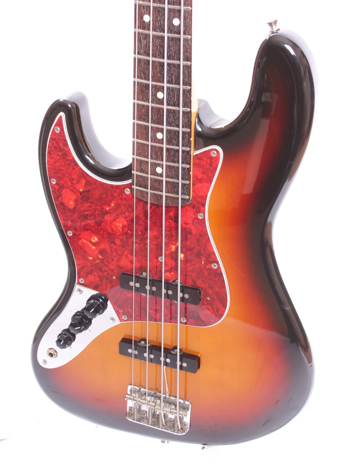 1993 Fender Jazz Bass 62 Reissue lefty sunburst - Image 3