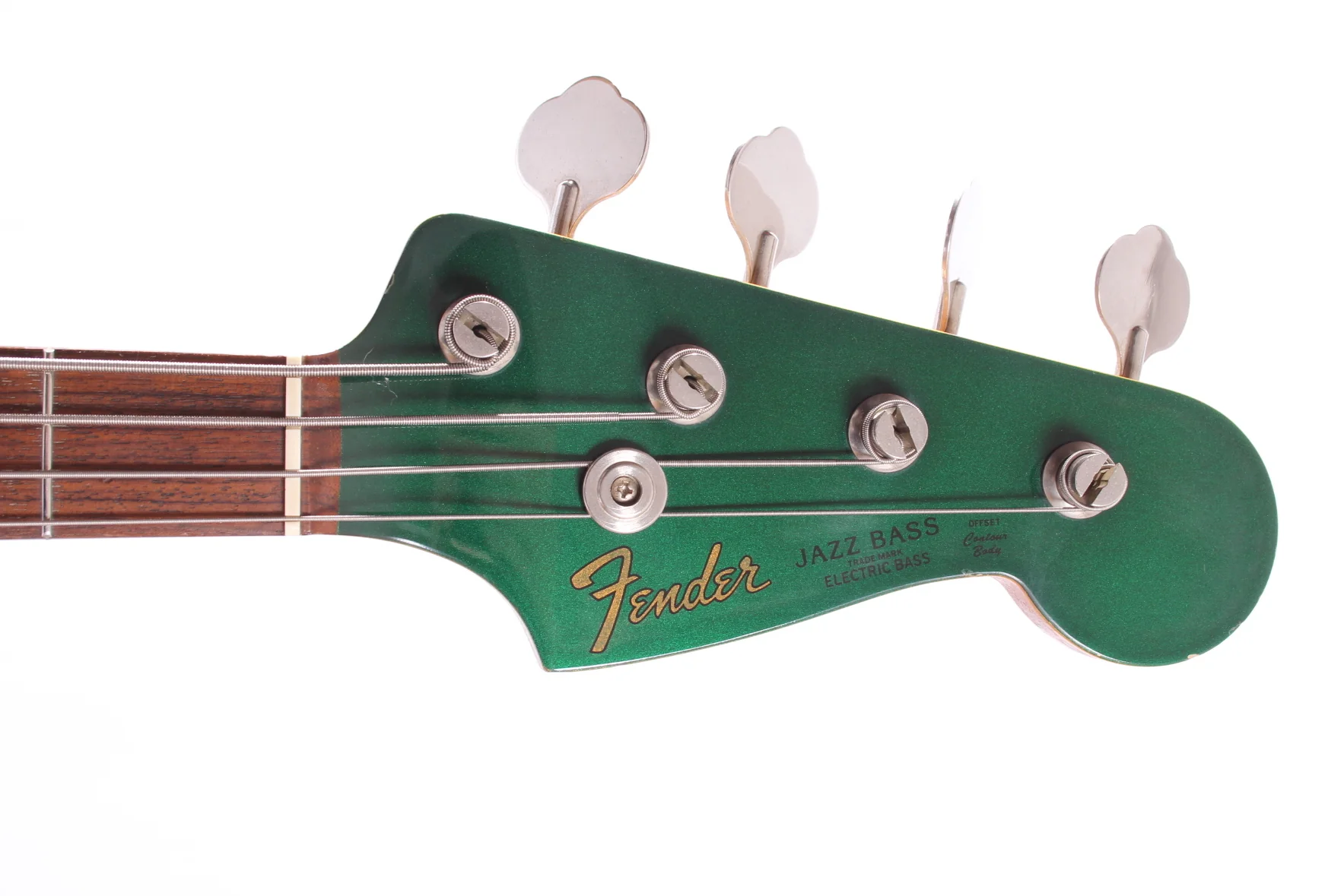 1993 Fender Jazz Bass 62 Reissue sherwood green metallic - Image 5