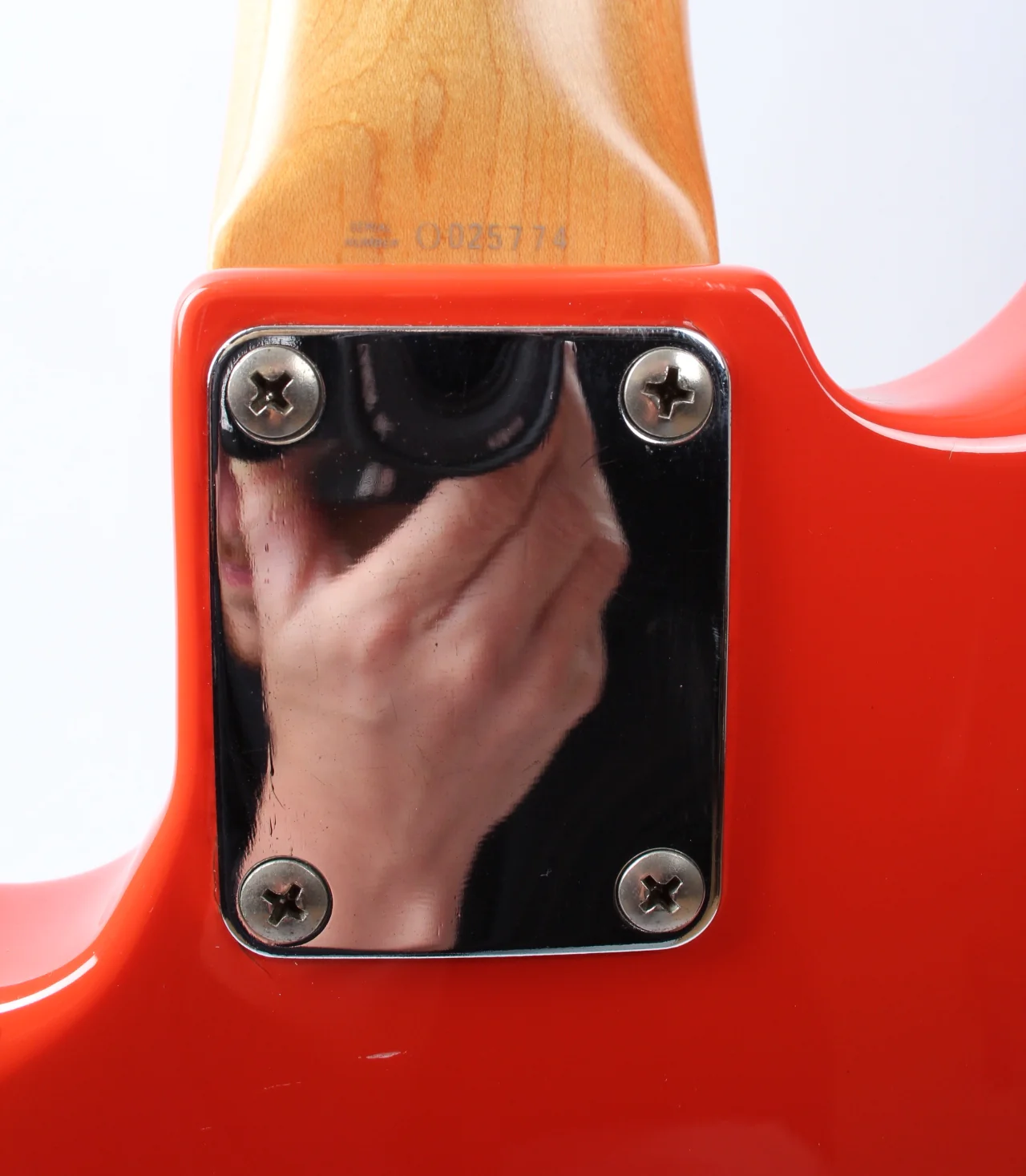 1993 Fender Jazz Bass fiesta red - Image 11