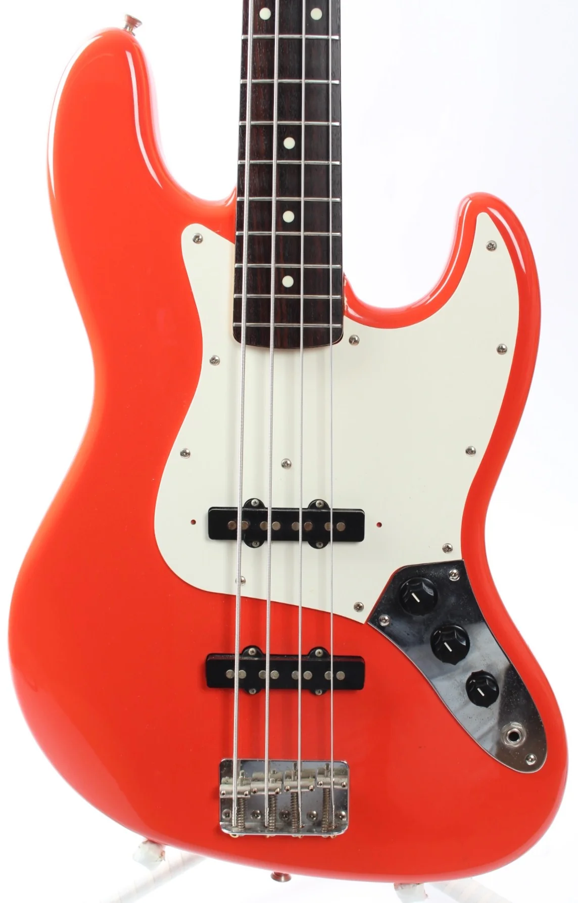 1993 Fender Jazz Bass fiesta red - Image 2