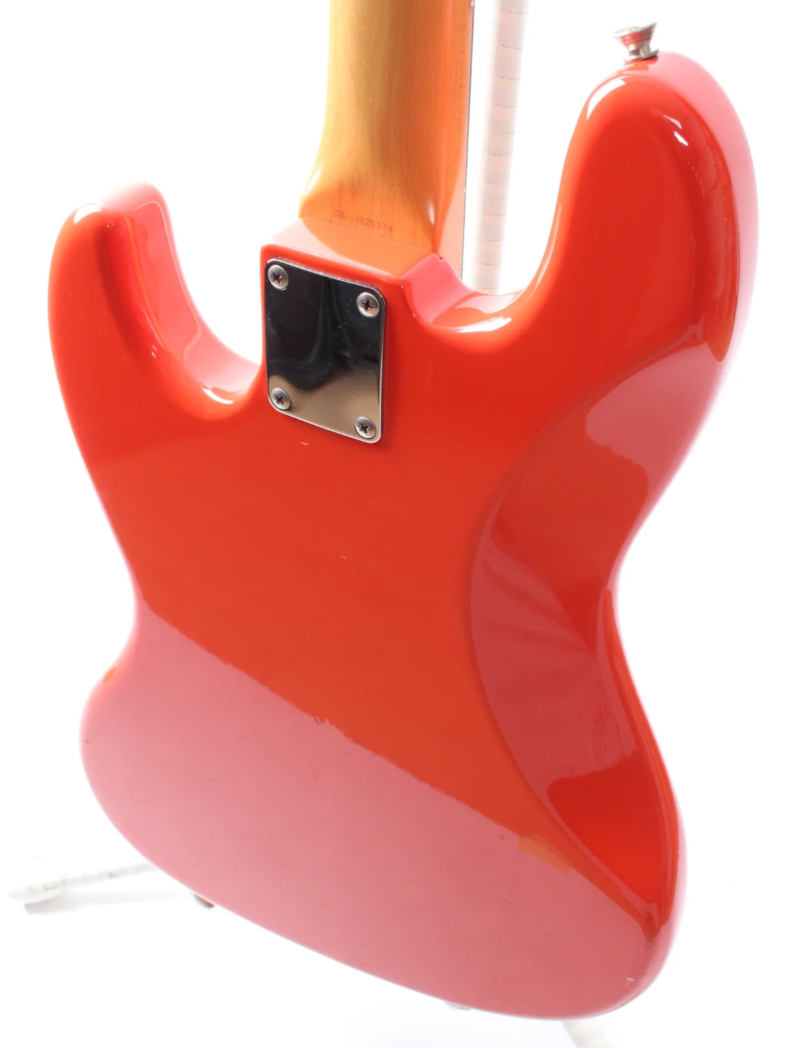 1993 Fender Jazz Bass fiesta red - Image 8