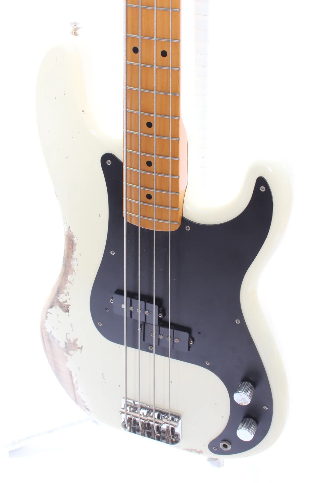 1993 Fender Precision Bass '57 Reissue olympic white - Image 3