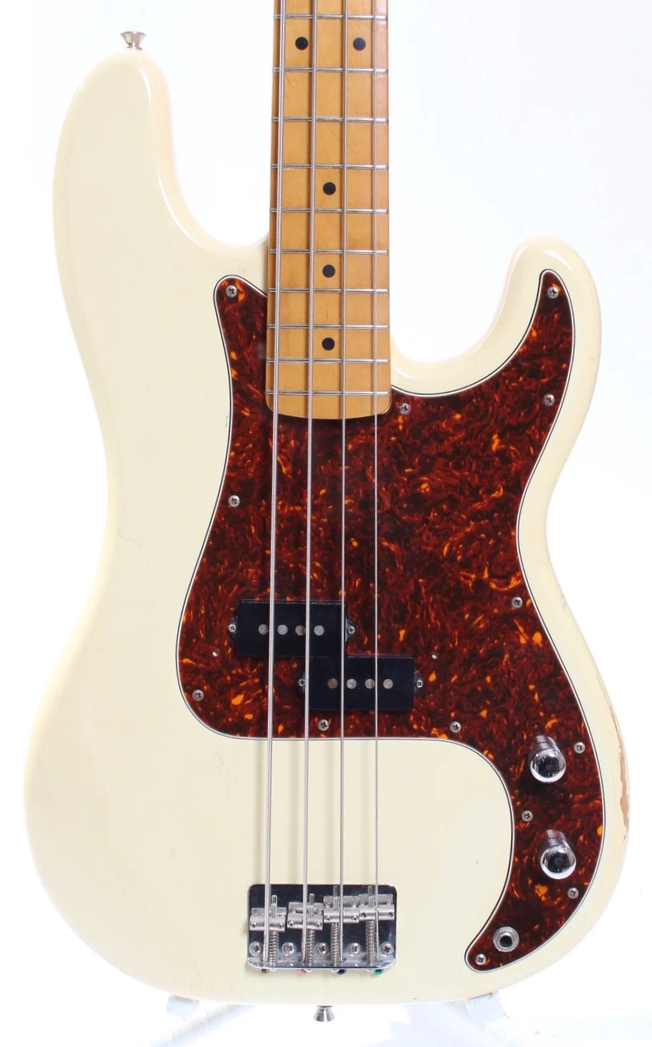 1993 Fender Precision Bass 57 Reissue vintage white super lightweight - Image 2