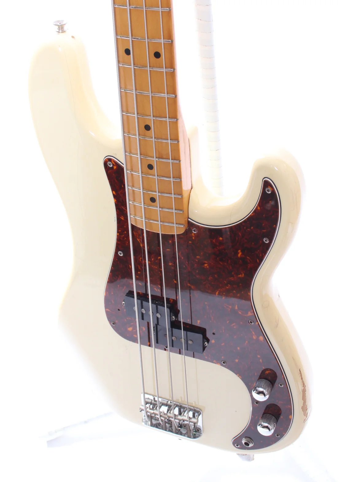 1993 Fender Precision Bass 57 Reissue vintage white super lightweight - Image 3