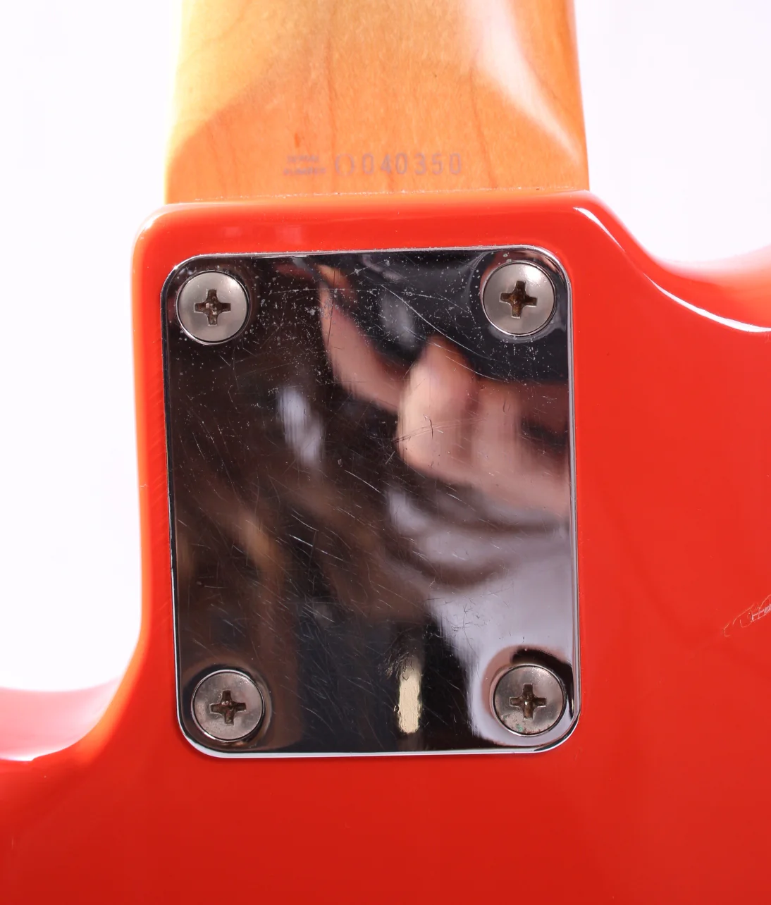 1993 Fender Precision Bass fiesta red - Image 11