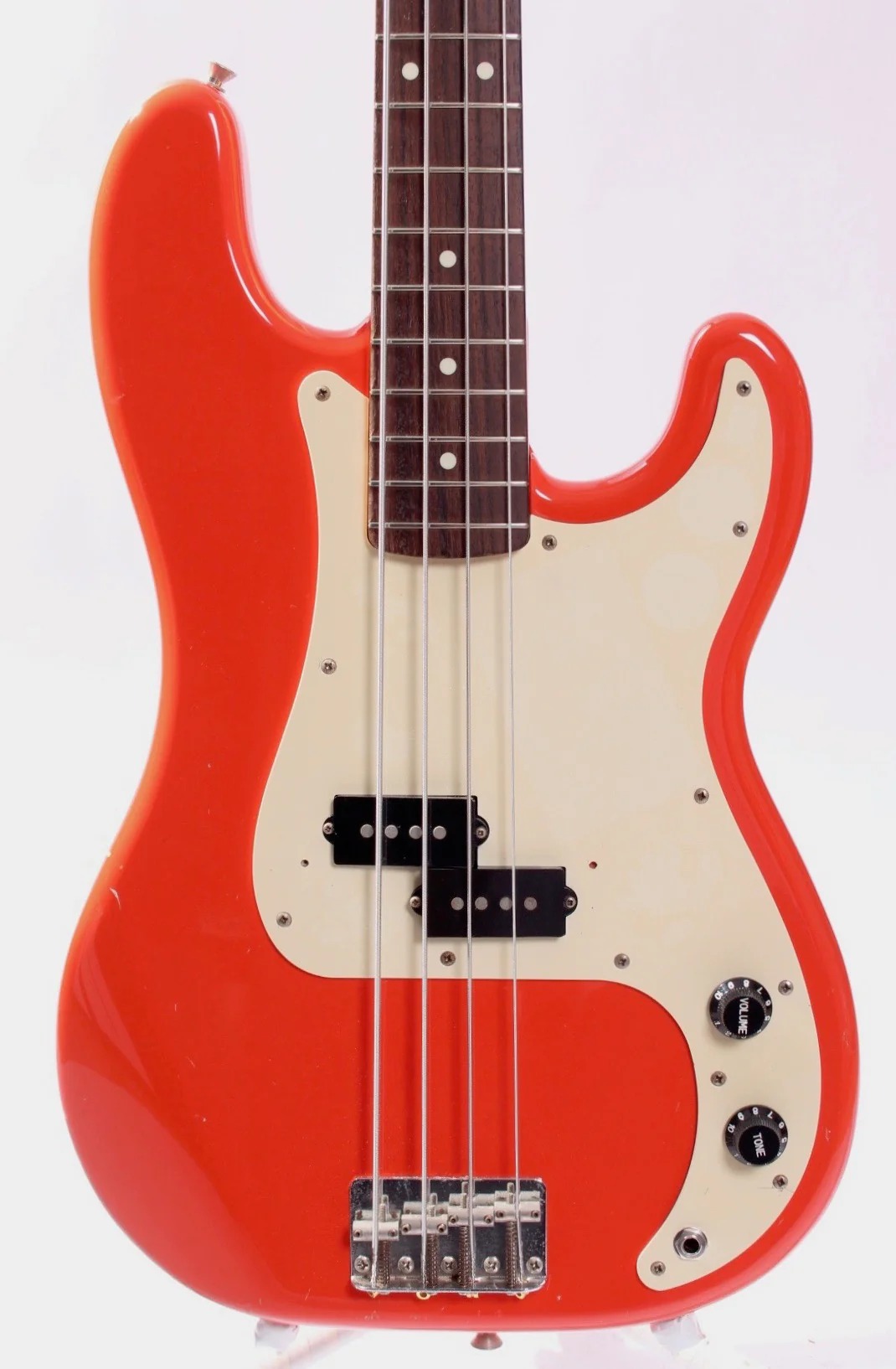1993 Fender Precision Bass fiesta red - Image 2