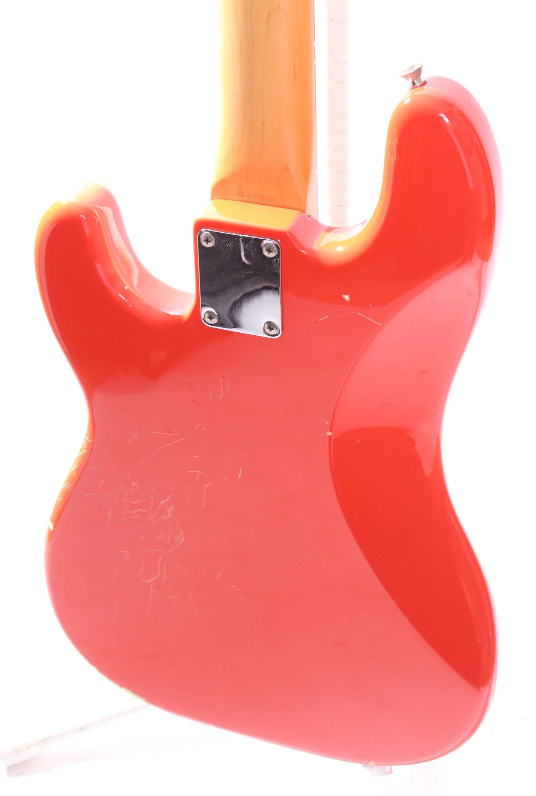 1993 Fender Precision Bass fiesta red - Image 8