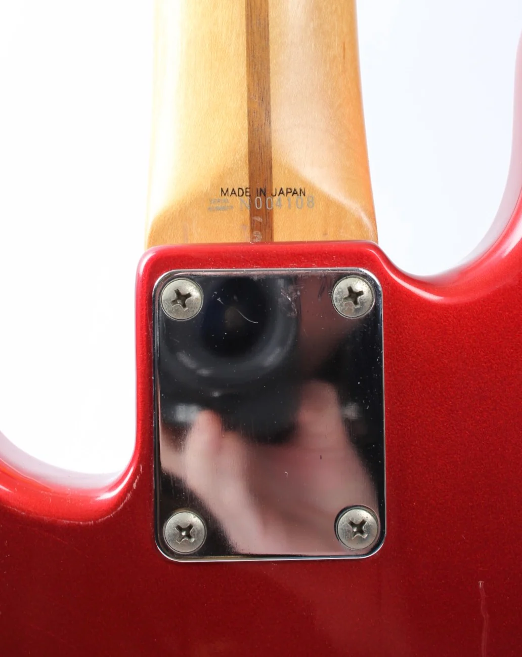 1993 Fender Precision Bass Mini MPB-33 candy apple red - Image 11