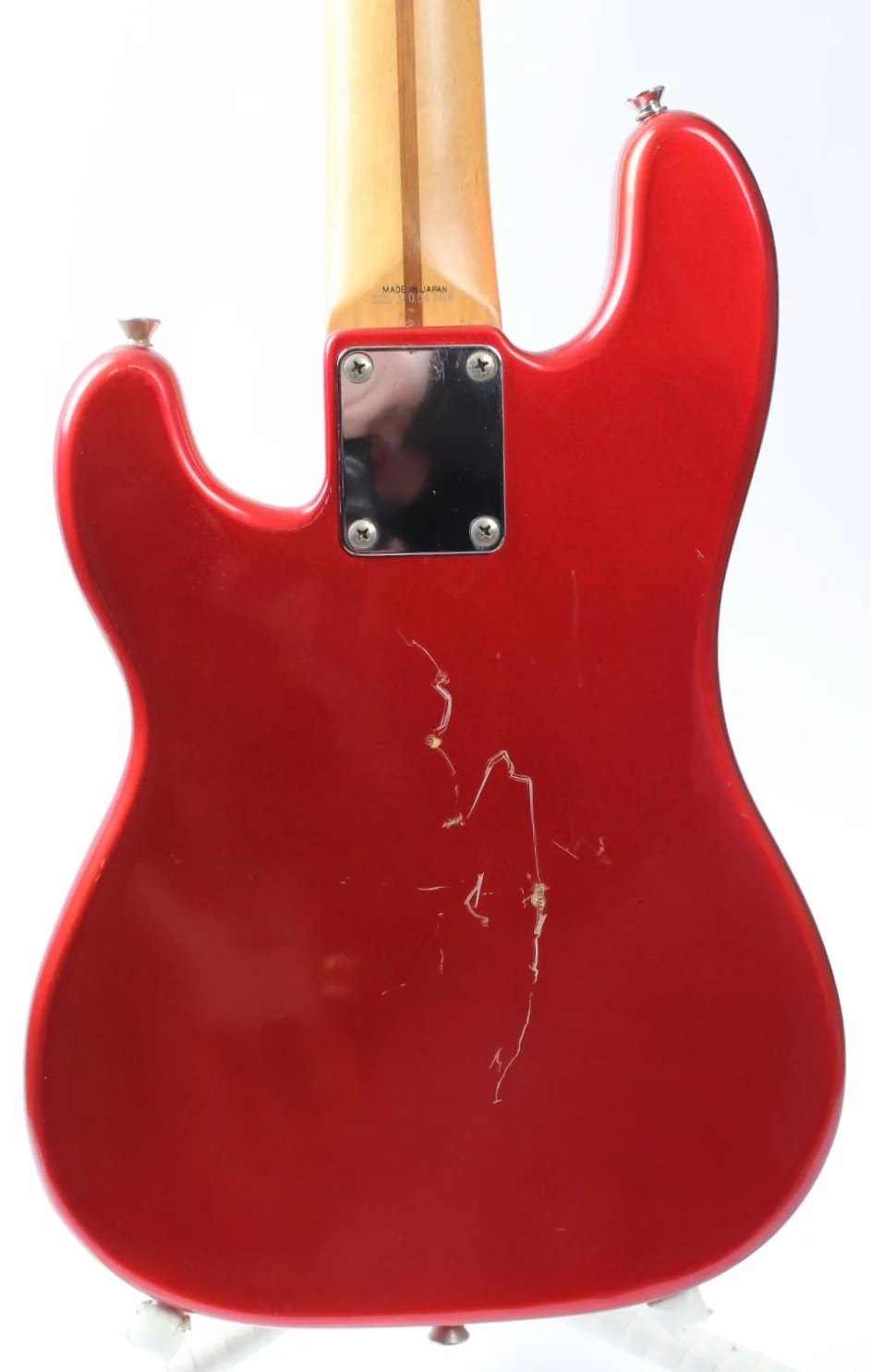 1993 Fender Precision Bass Mini MPB-33 candy apple red - Image 7