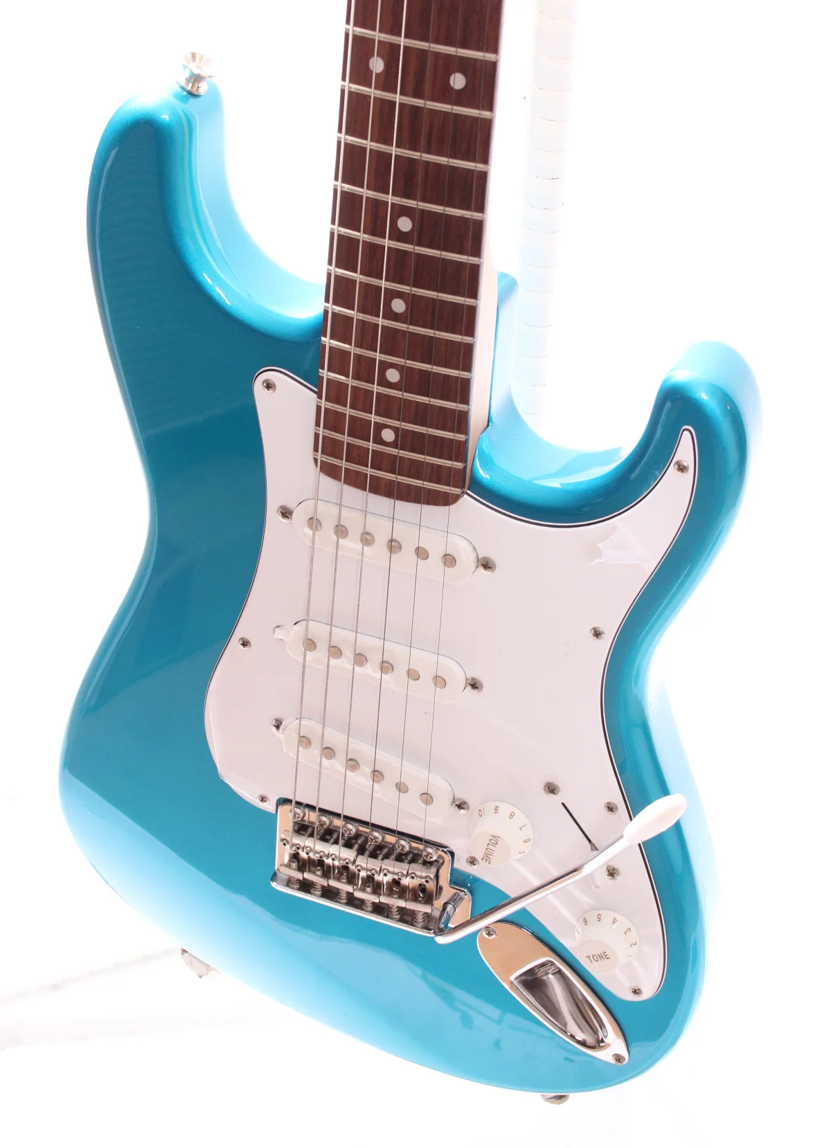 1993 Fender Stratocaster Short Scale ST-37S lake placid blue NOS - Image 3