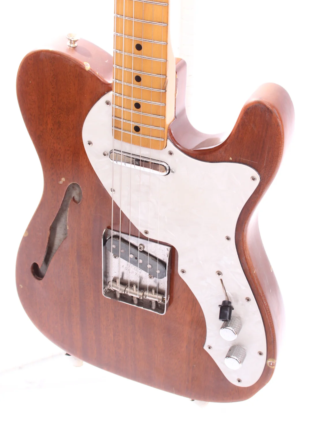 1993 Fender Telecaster Thinline 70 Reissue TN70-70 natural mahogany - Image 3